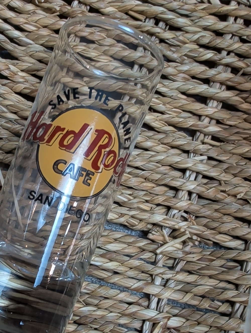 Hard Rock Cafe San Diego Beer Glass And 2 Shot Glasses Like New - Picture 4 of 6